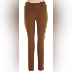 Uniqlo Ultra Stretch Cropped Leggings Pants Brown Size L